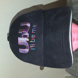 UbU I'll Be Me Embroidered Embroidered Leather Strapback Hat Cap